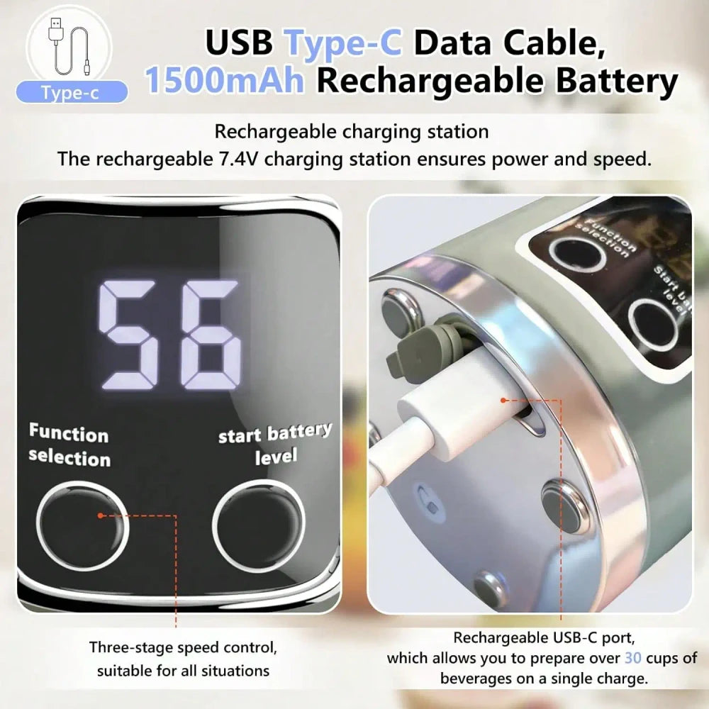 Portable USB Rechargeable Blender