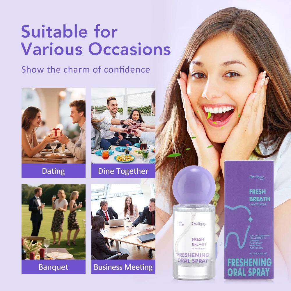 Portable Mint Breath Spray
