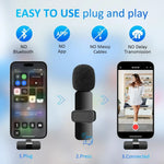 Wireless Lavalier Vlogging Microphones