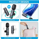 Wireless Lavalier Vlogging Microphones