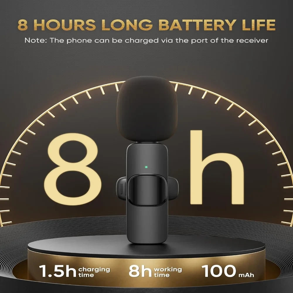 Wireless Lavalier Vlogging Microphones