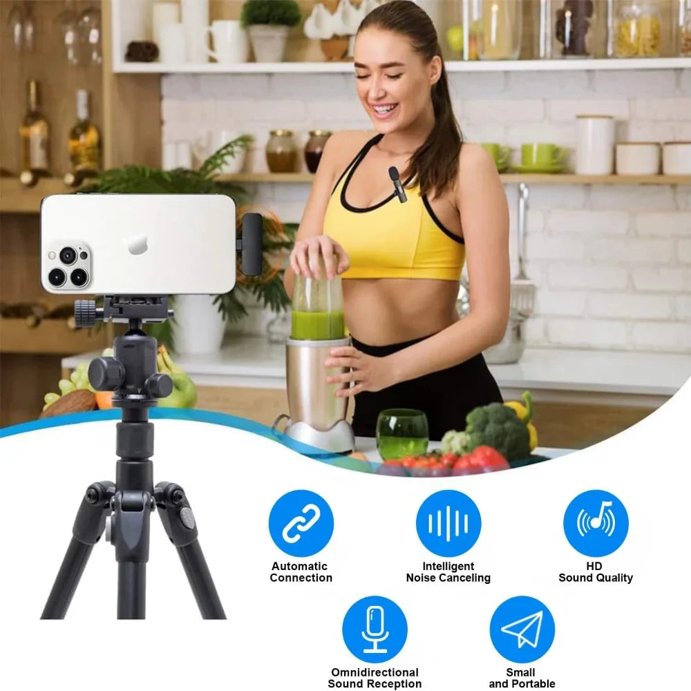 Wireless Lavalier Vlogging Microphones