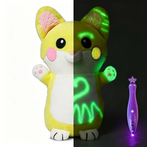 Glow-in-the-Dark Doodle Plush Doll