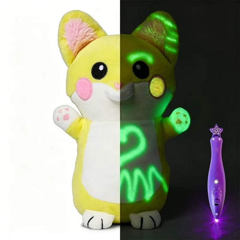 Glow-in-the-Dark Doodle Plush Doll