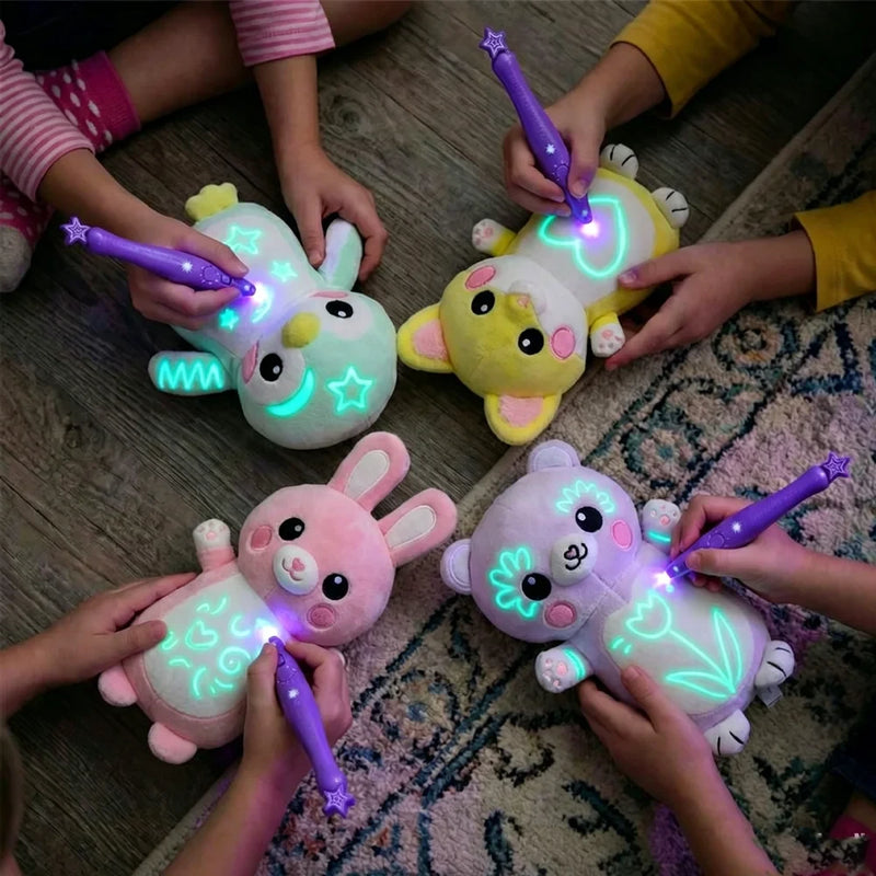 Glow-in-the-Dark Doodle Plush Doll