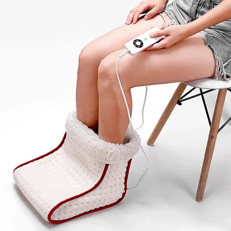Plush Electric Heated Foot Warmer