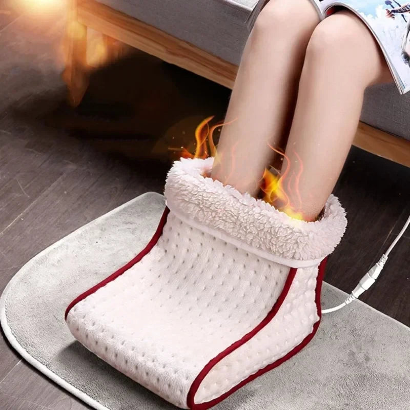 Plush Electric Heated Foot Warmer
