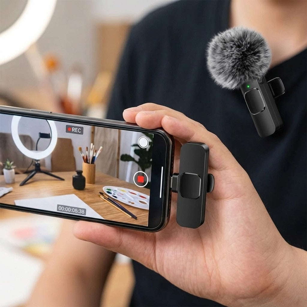Wireless Lavalier Vlogging Microphones