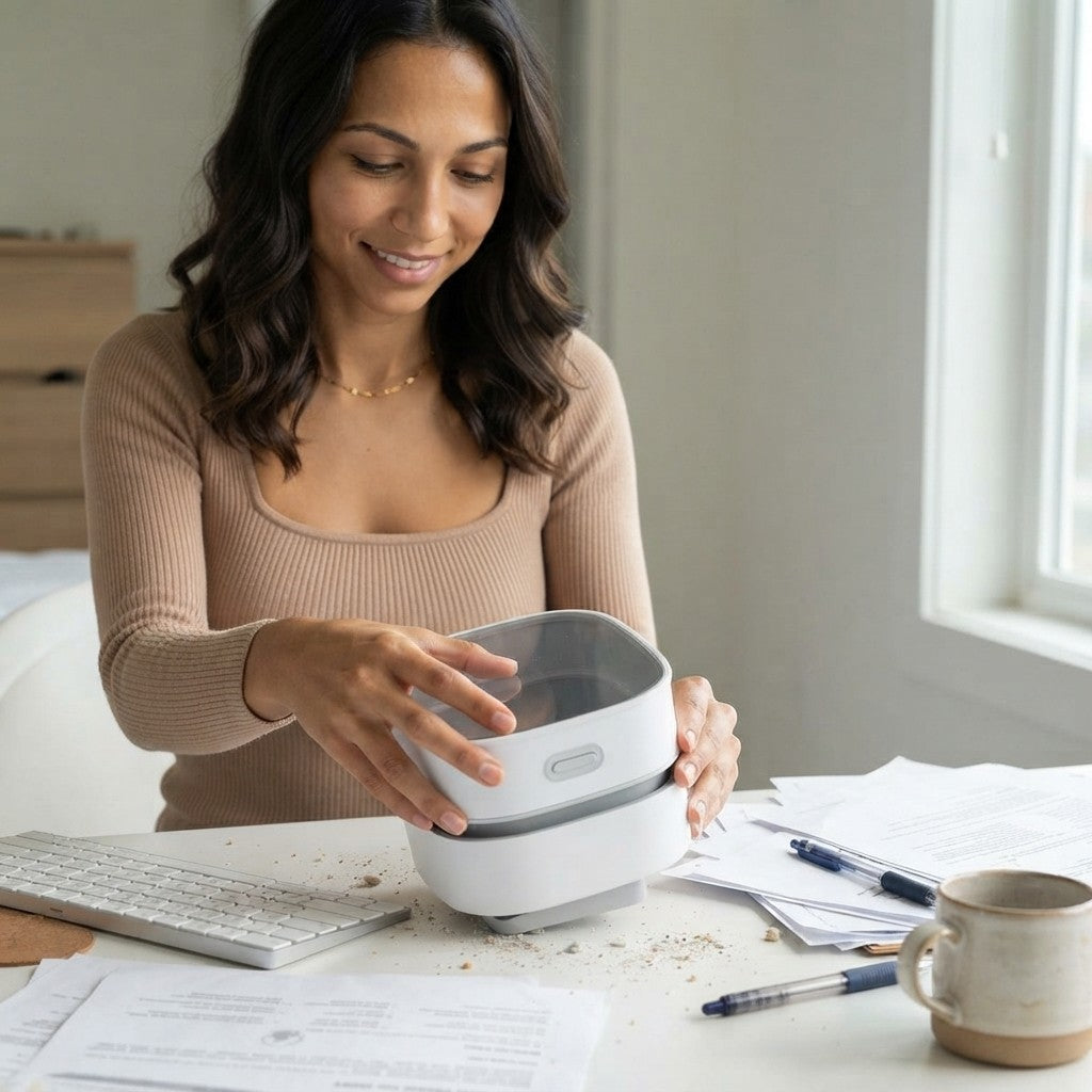 Cordless Mini Desk Vacuum